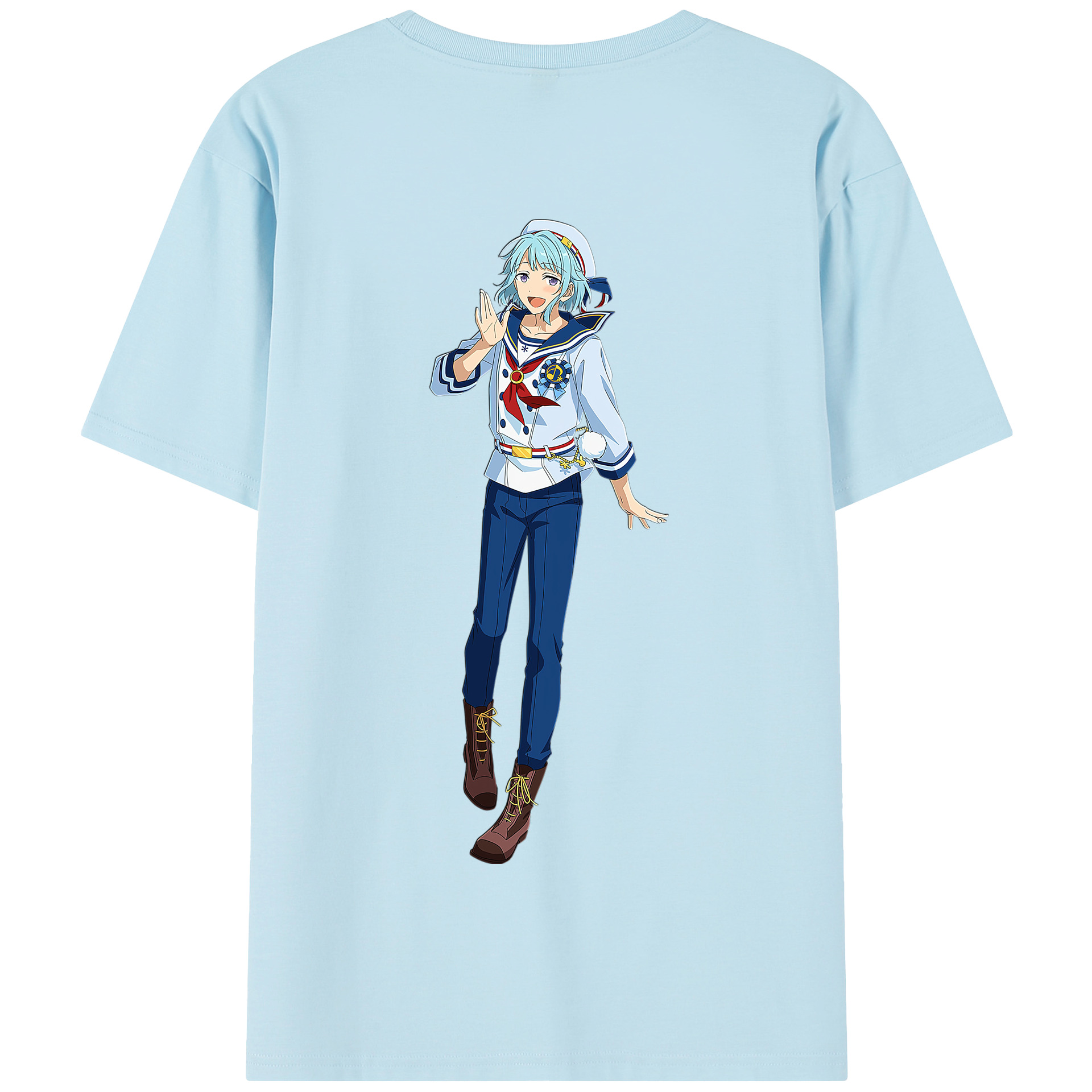 （画像用） あんさんぶるスターズ! Ensemble Stars 綿100％半袖Tシャツ（背面プリント）